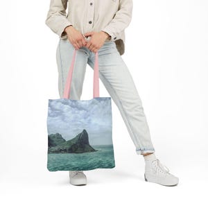 Chapman's Peak Coastal Landscape Tote Bag | South Africa Beach Scene Canvas Bag image 16