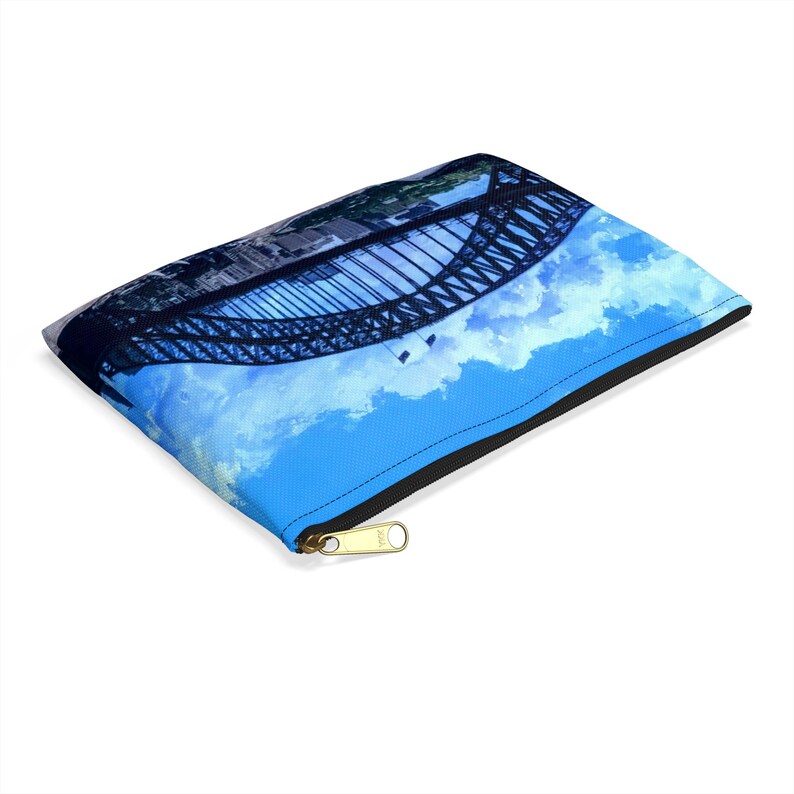 Estuche para accesorios del Puente del Puerto de Sídney / Estuche de viaje con cremallera con paisajes emblemáticos imagen 8