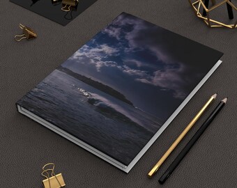 sunlit Bondi Ocean Waves Hardcover Journal