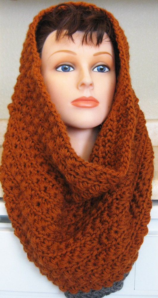 Crochet Pattern Star Stitch Cover up Shawl Chunky Cowl S/M - Etsy