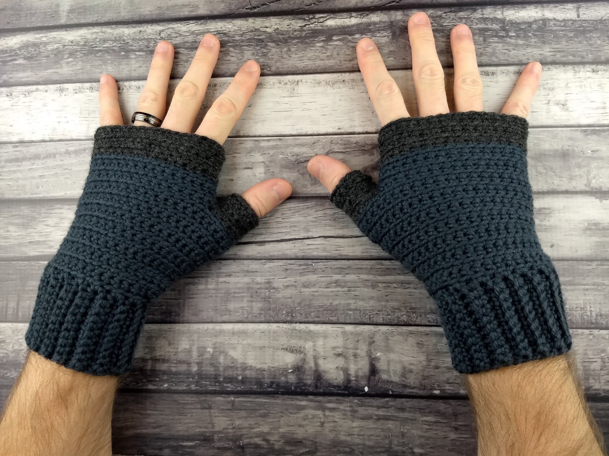 Men Fingerless Glove 