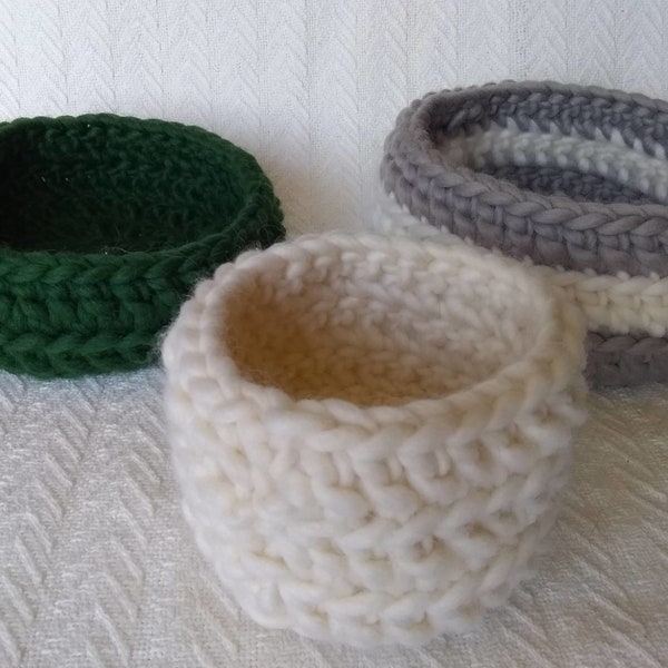 Quick Crochet Baskets Pattern | Easy Baskets Crochet Pattern