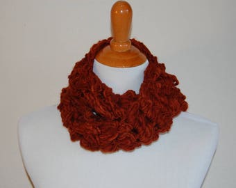 Loose Puff Cowl Crochet Pattern