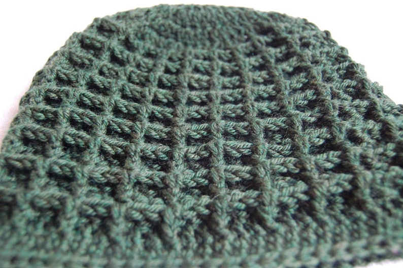 Men's Waffle Hat Crochet Pattern - Etsy