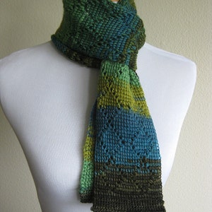 Diamond Scarf Crochet Pattern Tunisian Crochet image 1