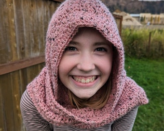 Hooded Scarf Crochet Pattern With Pockets
