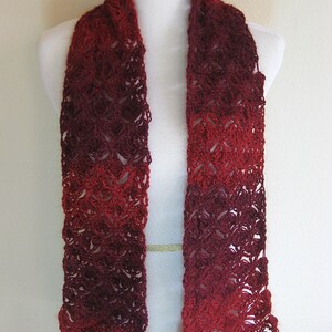 Romance Scarf Pattern 057 Lace Crochet Scarf Pattern