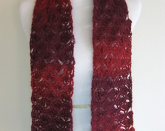 Romance Scarf Pattern 057 Lace Crochet Scarf Pattern