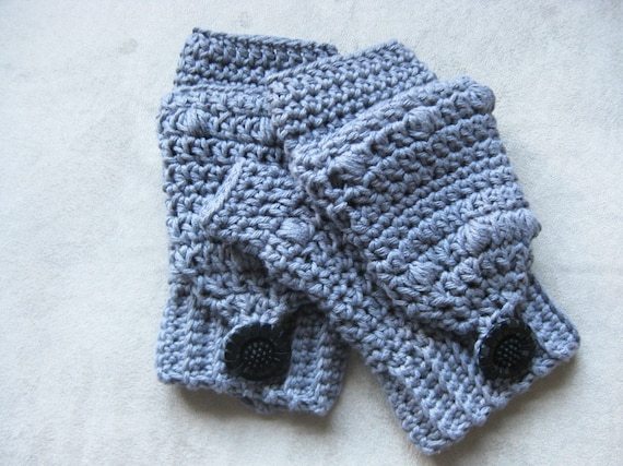 fingerless gloves with flap crochet pattern