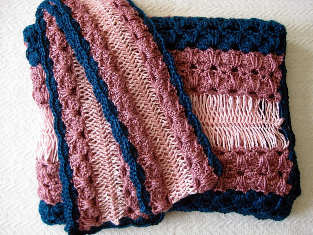 Mommy and Me Crochet Pattern Set Baby Blanket and Scarf Etsy