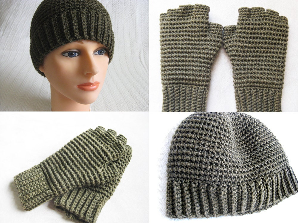 38 Men's Hat Crochet Patterns: Unleash Your Creativity with Unique Styles 33 Men's Thermal Hat and Gloves Crochet Pattern Set