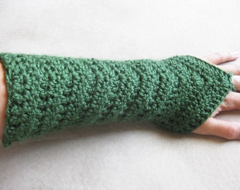 Patrón de ganchillo - Guantes sin dedos Chevron Armwarmer