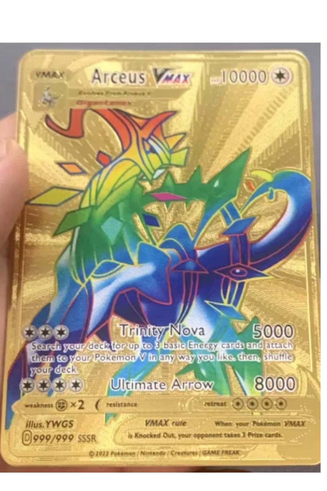 Arceus Card - Etsy