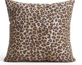 Funda de almohada de interior Amazon Leopard Sand con cremallera
