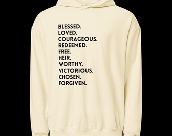 Because Of Jesus Unisex Hoodie