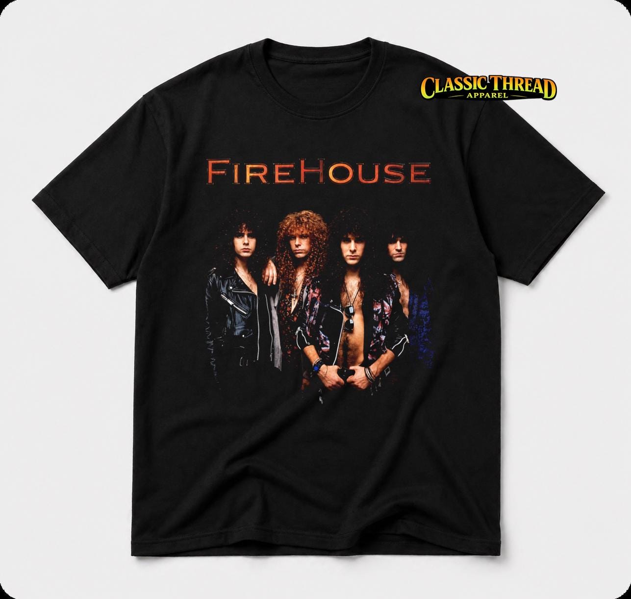 Firehouse Band Shirt - Etsy