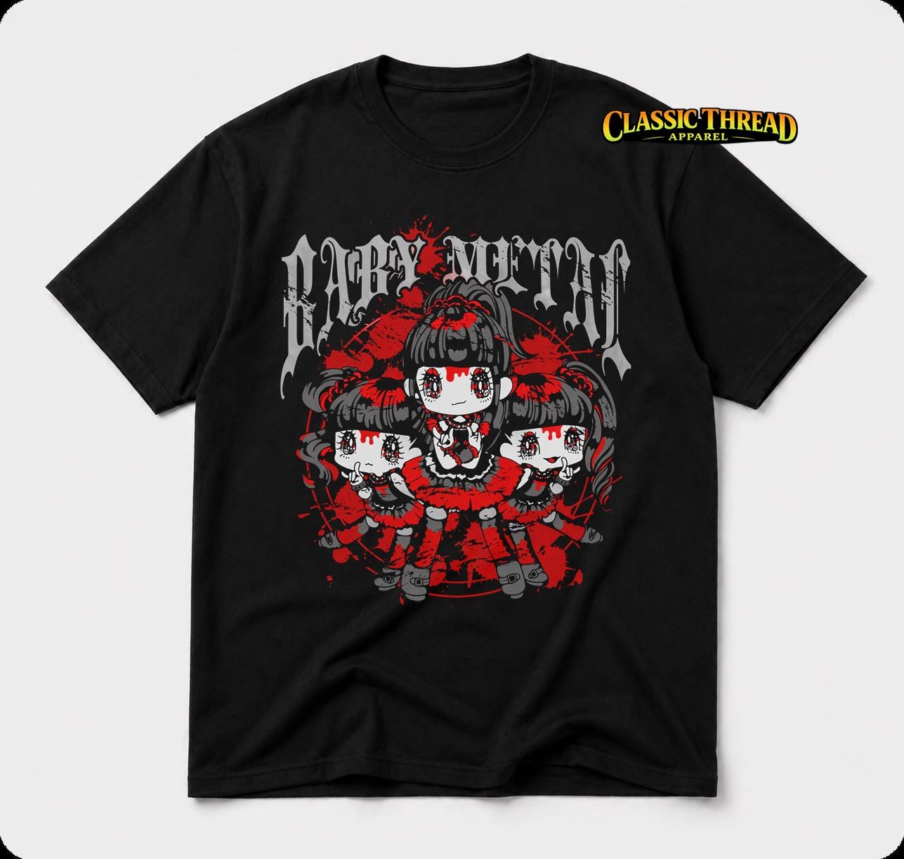 Babymetal Los Angeles 2025 Pop Up Shop Tee At Intuit Dome On