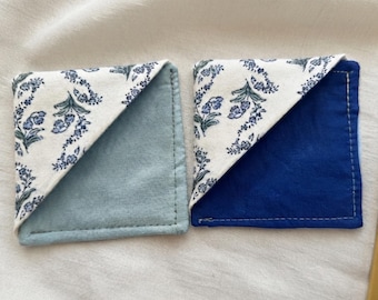 Handmade Upcycled Fabric Corner Bookmark, Patchwork Reading Accessory, Eco-Friendly Gift