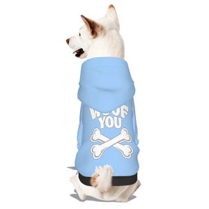 Dog Hoodie – “WOOF YOU” | Matching Human Hoodie Available image 2