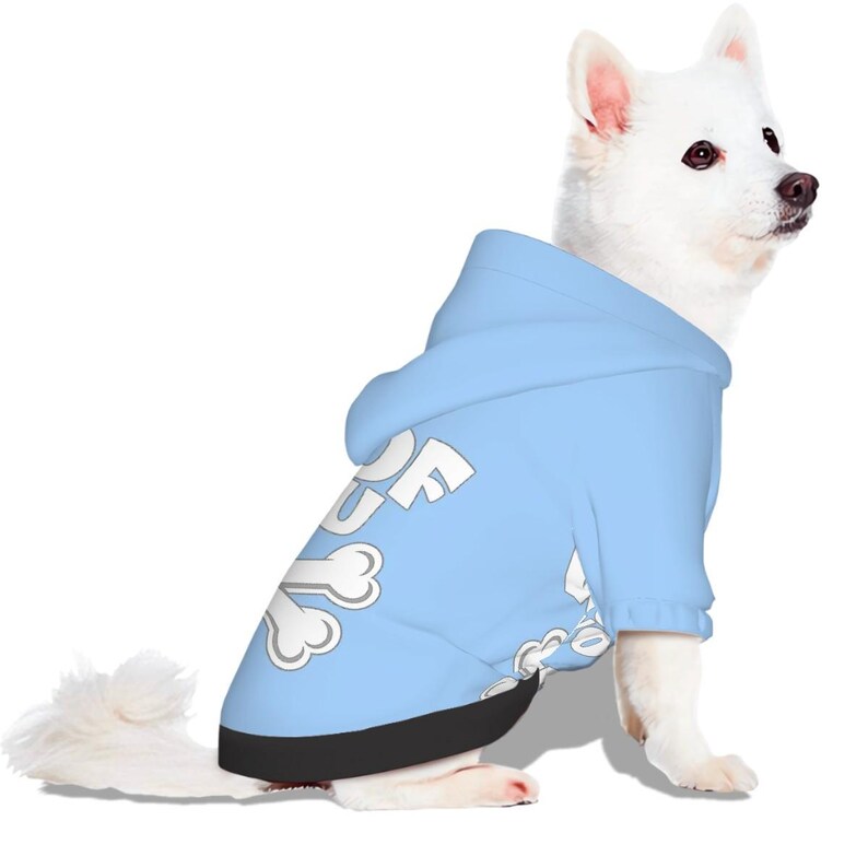 Dog Hoodie – “WOOF YOU” | Matching Human Hoodie Available image 3
