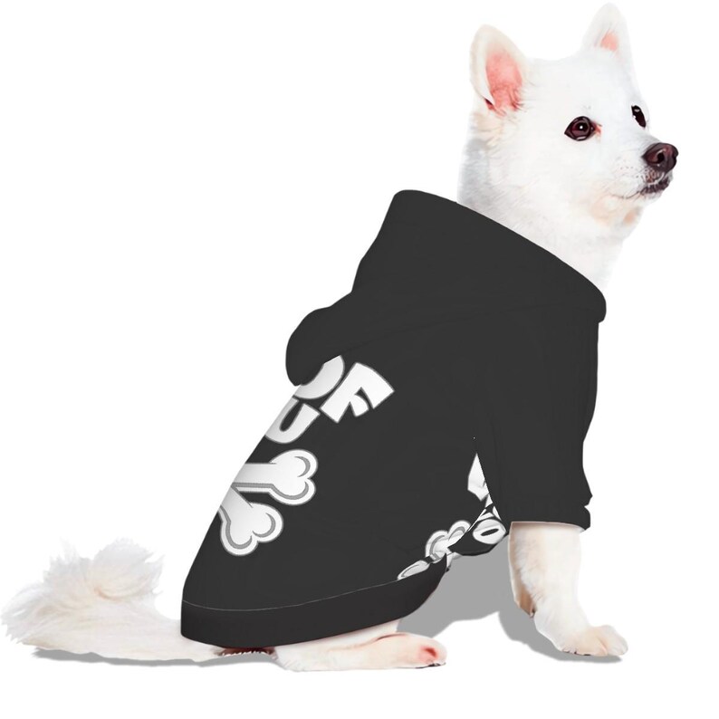 Dog Hoodie – “WOOF YOU” | Matching Human Hoodie Available image 14