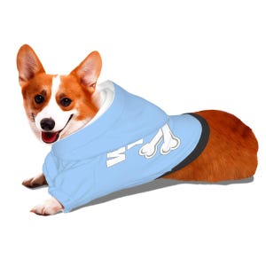 Dog Hoodie – “WOOF YOU” | Matching Human Hoodie Available image 4