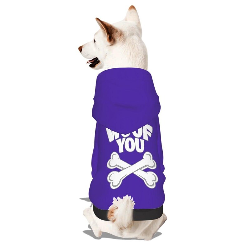 Dog Hoodie – “WOOF YOU” | Matching Human Hoodie Available image 16