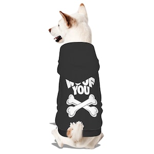 Dog Hoodie – “WOOF YOU” | Matching Human Hoodie Available image 13