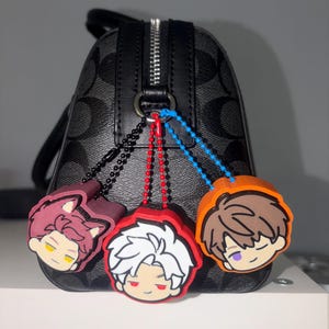 Schlüsselanhänger mit Fidget-Clicker-Funktion „Liebe und Weltraum“ | Valko, Sylus, Caleb, Rafayel, Xavier, Zayne | Von LADS inspirierte 3D-gedruckte Merchandise-Artikel für Otome-Spiele Any 3