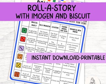 Juego de dados imprimible para niños: ¡Crea una historia! / Actividad de escritura creativa para el aula, la educación en casa y los centros de alfabetización.