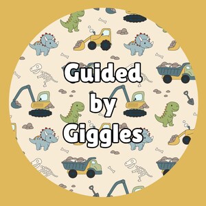 Dinosaur Construction Seamless Pattern PNG | Dinos with Trucks Digital Paper | Kids Builder Theme Repeat Design | Cute Dino Fabric Print