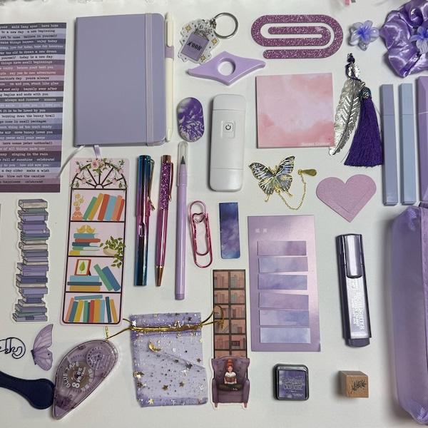 Stationery Mystery Box, Bookish Gift Bundle, Literary Goodies Pack