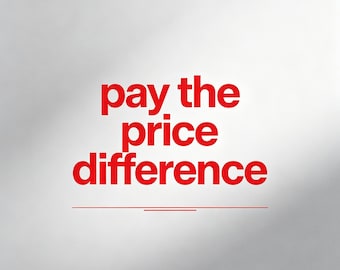 pay the price difference