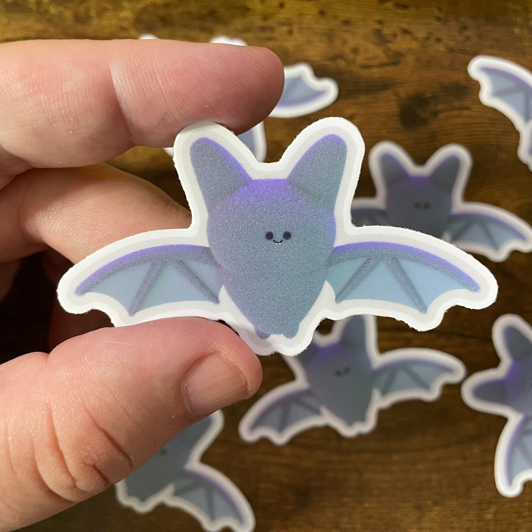 Flying Bat Sticker - Etsy