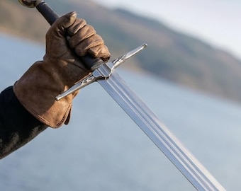 Handmade Witcher 3 Geralt Sword Replica – Fantasy Cosplay Swords, Medieval Wall Decor Gift Groomsmen Gifts | Personalized Gifts
