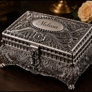 【希少】W.F. Pewter ヴィンテージ小物入れ Vintage Keepsake Box Pewter - Etsy
