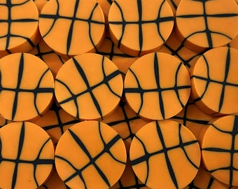 Basketball Mini Erasers, Sports Eraser Set, Classroom Rewards for Teachers, Math Counters for Preschool, Party Favors, Mini Erasers Co.
