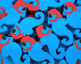Seahorse Mini Erasers, Ocean Animal Eraser Set, Classroom Rewards, Preschool Math Counters, Sensory Bin Fillers, Mini Erasers Co.