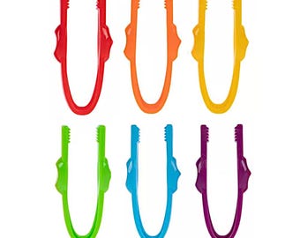 Rainbow Sorting Tweezers, Fine Motor Tool for Kids, Mini Eraser Activities, Preschool Learning Tool, Classroom Supplies, Mini Erasers Co.