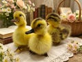 Specimen ducklings, can be used for education, decoration, and unique plush toys