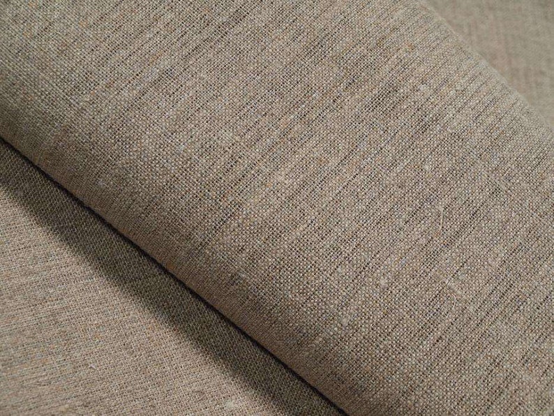 Canvas for Painting Linen Fabric 100 Linen Natural Brown Etsy