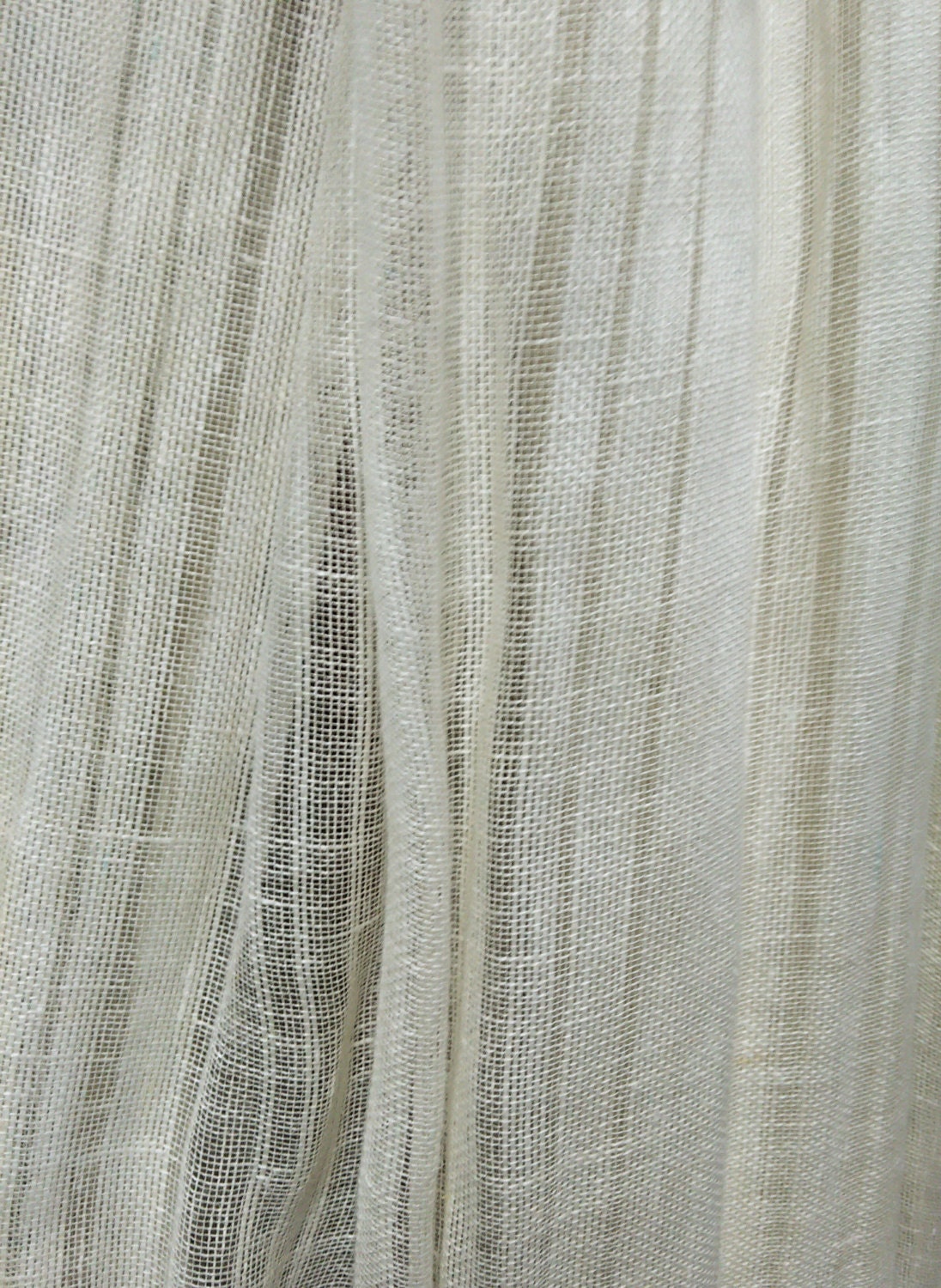 Linen Fabric 100 decorative tulle Curtains natural Home decor Etsy