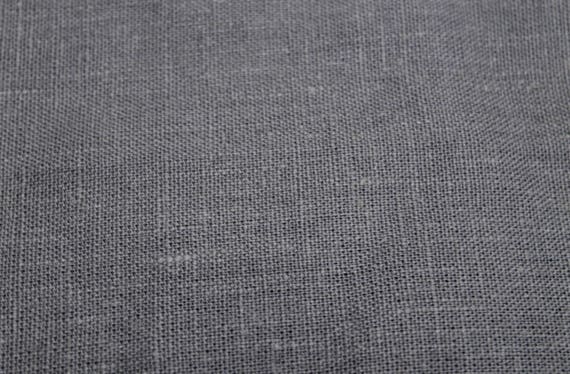 Linen fabric 100/% Grey Heavy textile Organic Natural Sewing Tablecloth canvas ECO 12 yard