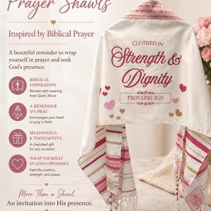 Customizable Prayer Shawl Christian Motherhood Proverbs 31 Mom, 2 Corinthians 12:9, Motherhood is Kingdom Work