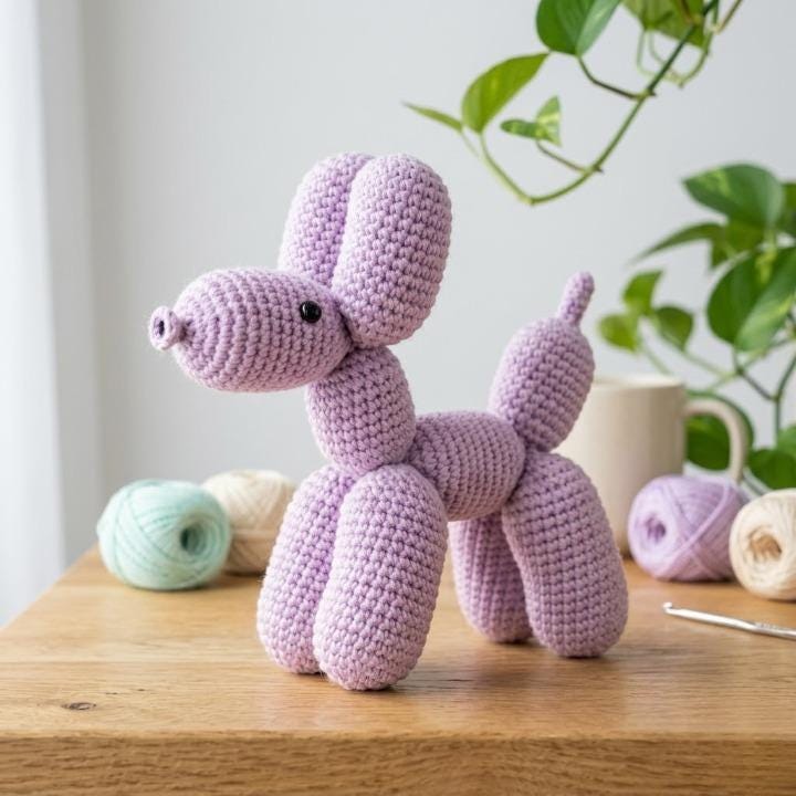 30 Balloon Dog Crochet Patterns for Adorable Toys, Decor, and Gifts 26 Beginner-Friendly Crochet Balloon Dog Pattern PDF