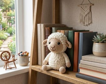 Crochet Sheep Pattern PDF | Amigurumi Lamb Toy Tutorial (Beginner Friendly)