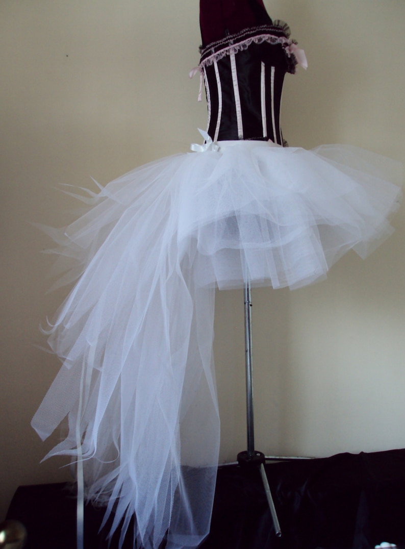 White Tutu Skirt Burlesque Bridal U.S.2 4 6 8 U.K.6 8 10 12