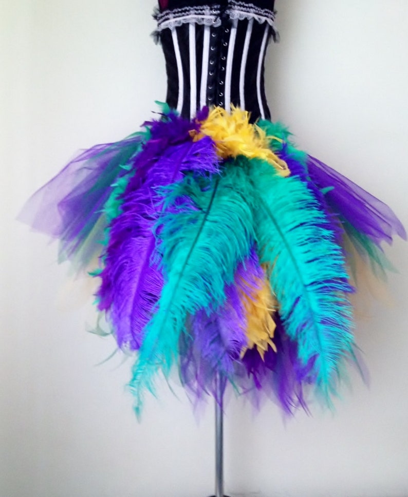 mardi gras peacock costume