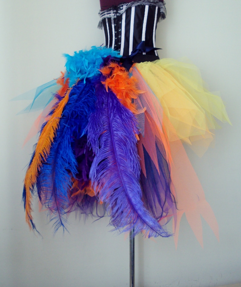 Burlesque Tutu Skirt Inspired by Kevin from UP stunning colours . image 2