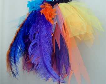 Burlesque Tutu Skirt Inspired by Kevin from UP stunning colours .